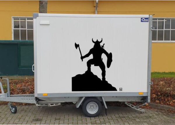 Wikinger Krieger Aufkleber