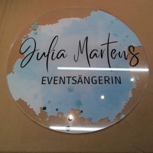 acryglasplatte rund 60 cm , weddingschild , hochzeitsschild, willkommensschild