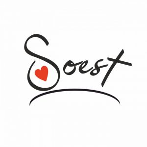 love soest aufkleber schriftzug 7,5 x 5 cm