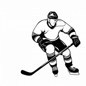 eishockey aufkleber sticker 20 x 22 cm wohnmobil, pkw styling