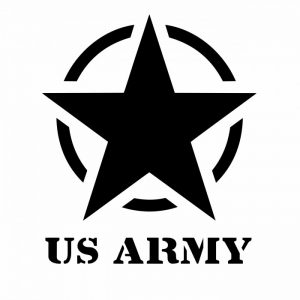 army stern aufkleber sticker 43 x 50 cm geländewagen styling design