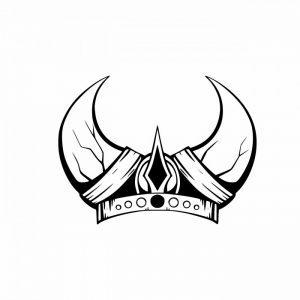 wikinger helm aufkleber 20 x 15 cm motorrad pkw styling