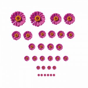 blumen digitaldruck auto aufkleber blumenaufkleber 30 stück