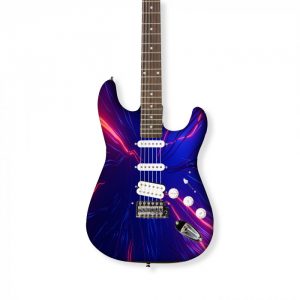 gitarren skins blue flashes