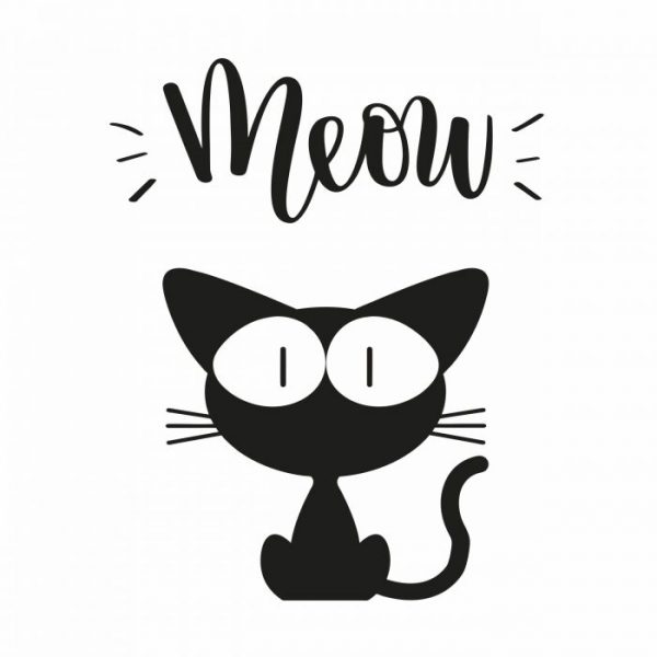 katze meow 20 x 25 cm