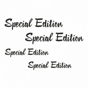 special edition aufkleber set pkw vinyl folie viele farben