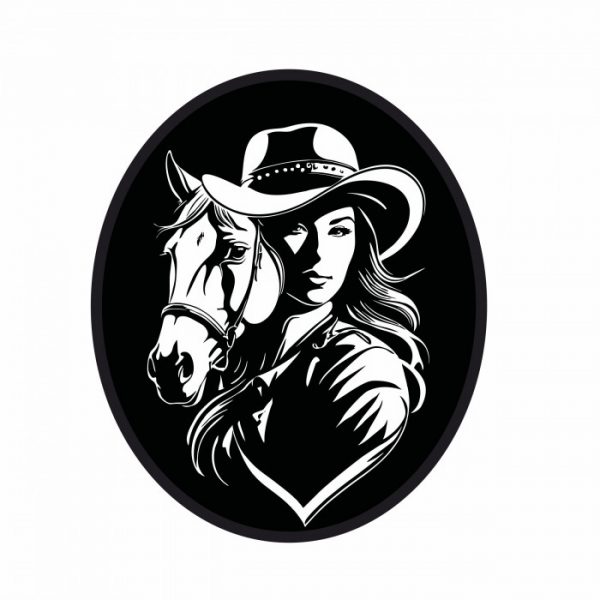 western style aufkleber