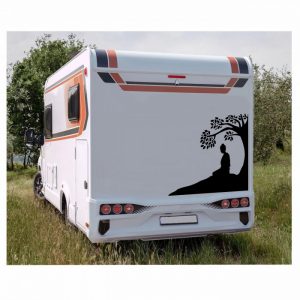 wohnmobil aufkleber betender buddha
