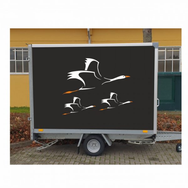 kraniche aufkleber bis xxl