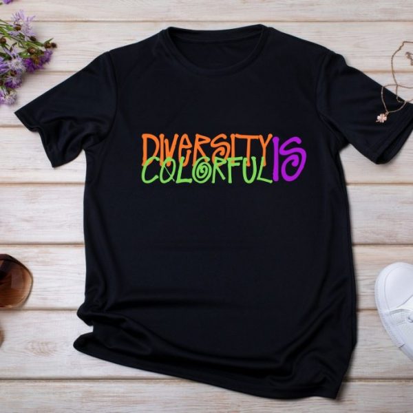 pride to be proud diversity t shirt inclusive druck vorne