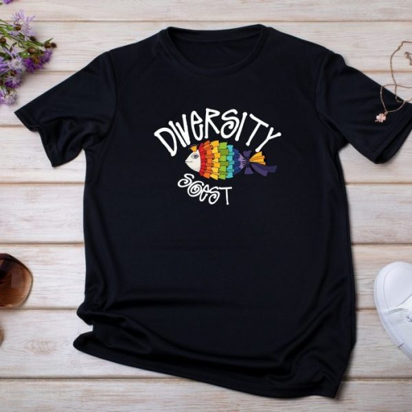 pride to be proud diversity t shirt inclusive druck vorne