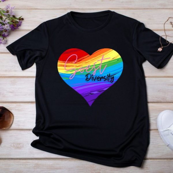 pride to be proud diversity t shirt inclusive druck vorne