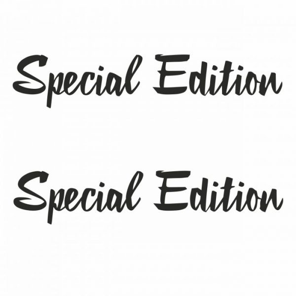 special edition aufkleber 2er satz