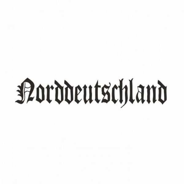 norddeutschland aufkleber