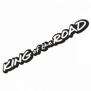 king of the road aufkleber für dein lkw oder wohnmobil.