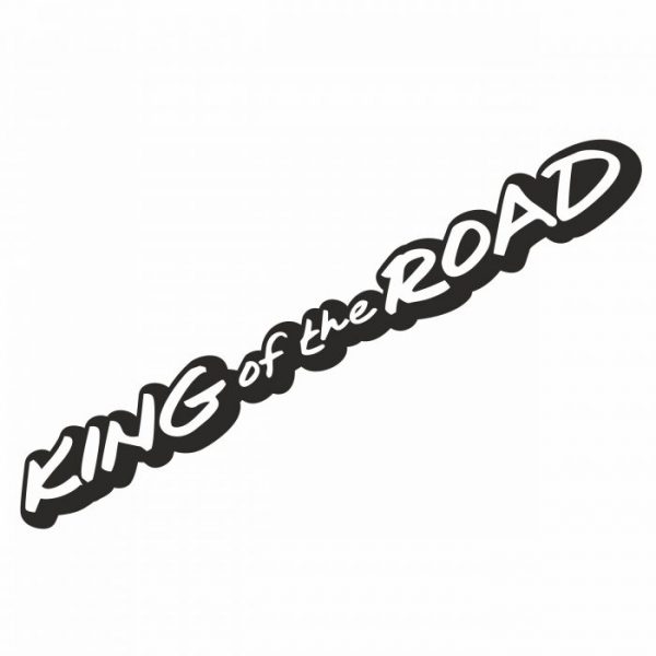 king of the road aufkleber für dein lkw oder wohnmobil.