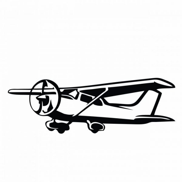 cessna aufkleber 30 x 10 cm