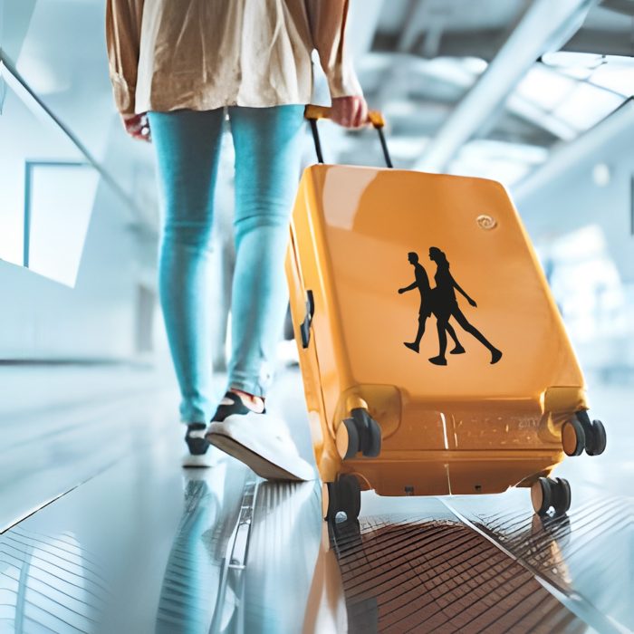 läufer walker sport aufkleber