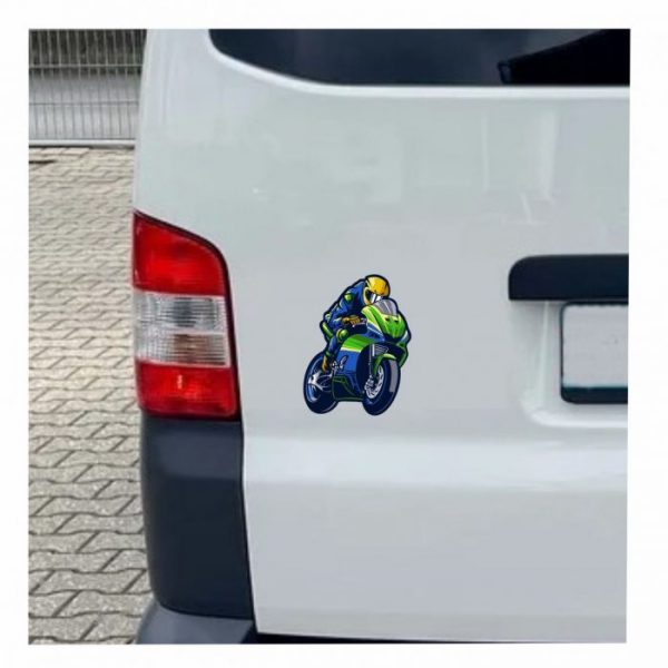biker motorrad aufkleber digitaldruck 15 x 15 cm