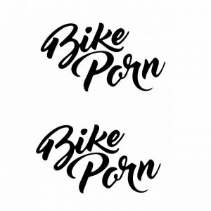 aufkleber bike porn