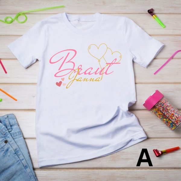 junggesellinnenabschied jga braut individuelle t shirts