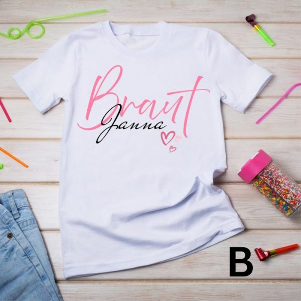 junggesellinnenabschied jga braut individuelle t shirts
