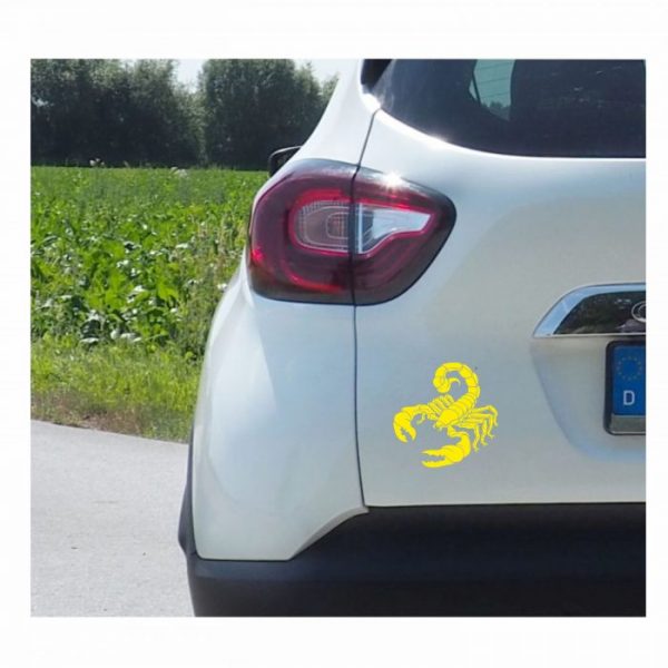 scorpion aufkleber