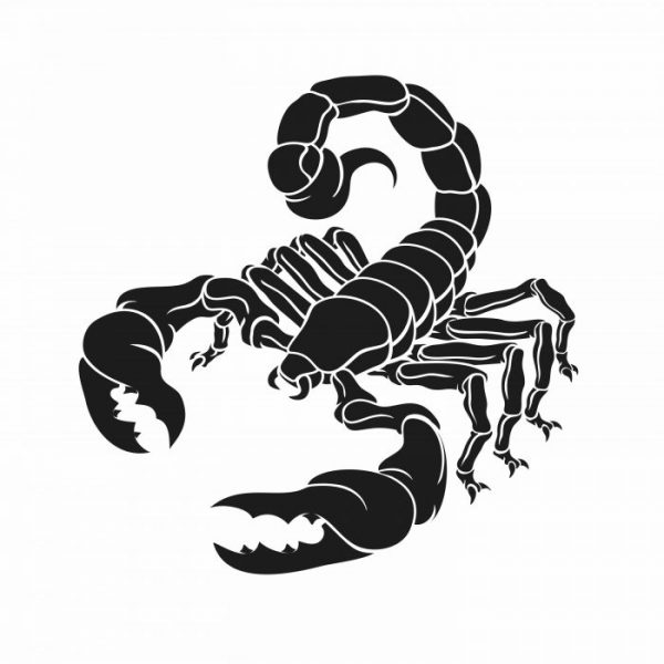 scorpion aufkleber