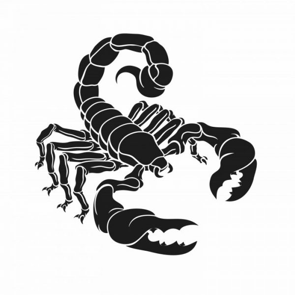 scorpion aufkleber