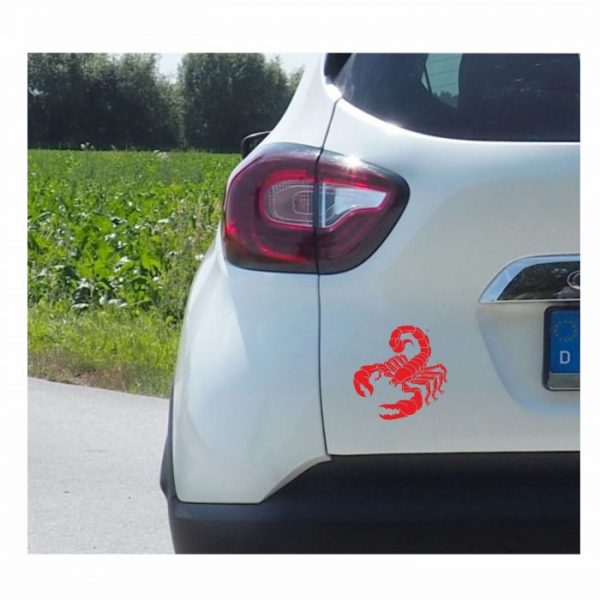 scorpion aufkleber