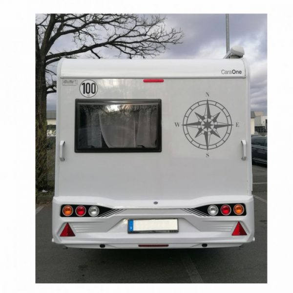 kompass aufkleber