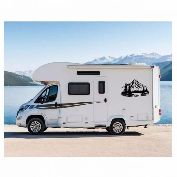kanadier kayak aufkleber für wohnmobile.