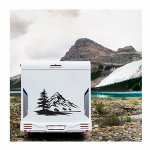 wohnmobil aufkleber elch skandinavien