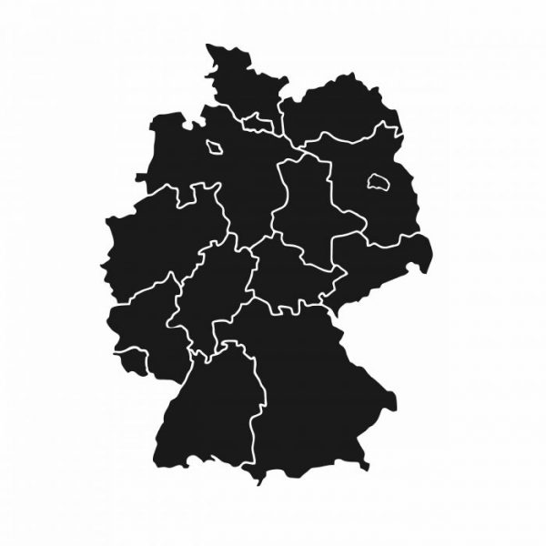 deutschlandkarte aufkleber