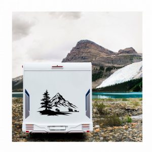 wohnmobil aufkleber berge und bären