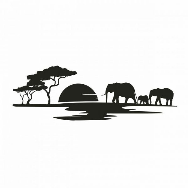 aufkleber afrika skyline für wohnmobil