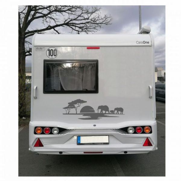 aufkleber afrika skyline für wohnmobil