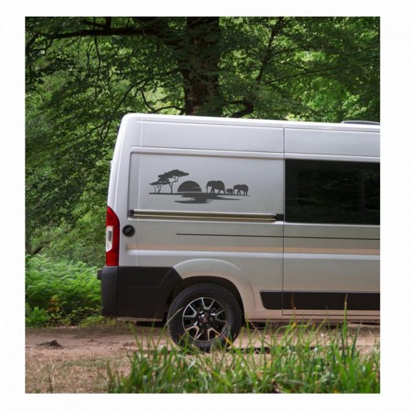 aufkleber afrika skyline für wohnmobil