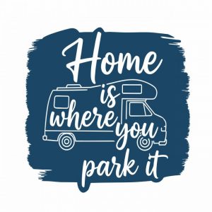 home is where you park ist sticker