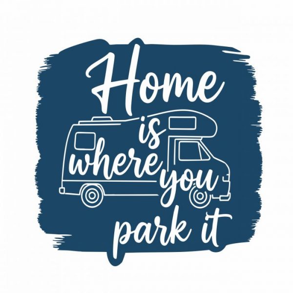 home is where you park ist sticker