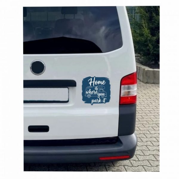home is where you park ist sticker