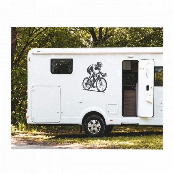 rennrad fahrer aufkleber bis xl