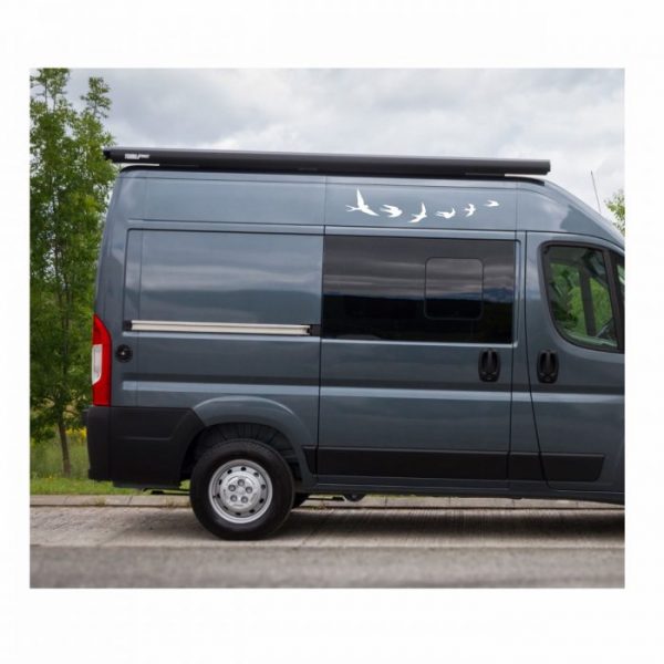 schwalben formation wohnmobil aufkleber.