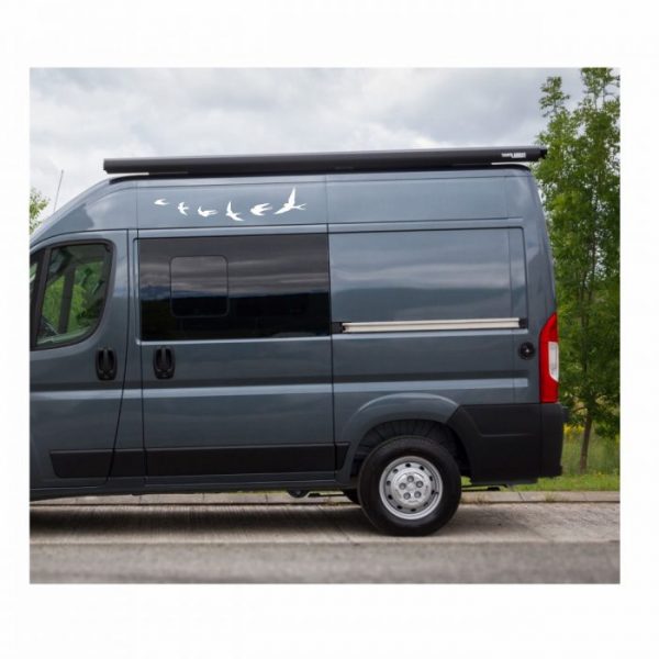schwalben formation wohnmobil aufkleber.