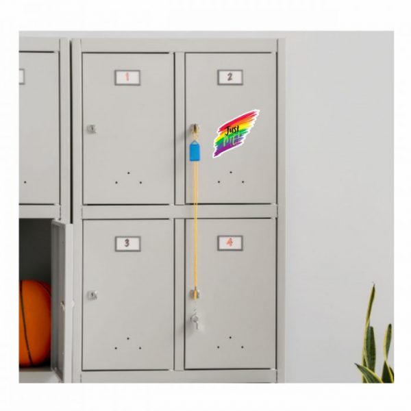 aufkleber just me 15 x 15 cm lgbtq +