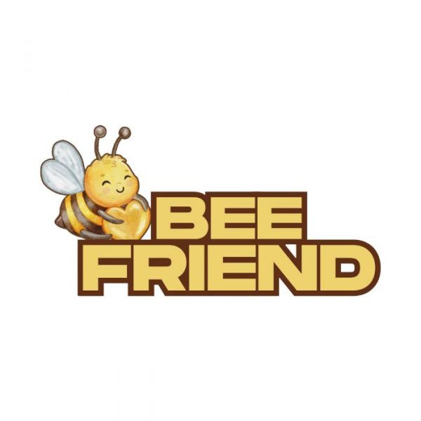 bienen aufkleber bee friend