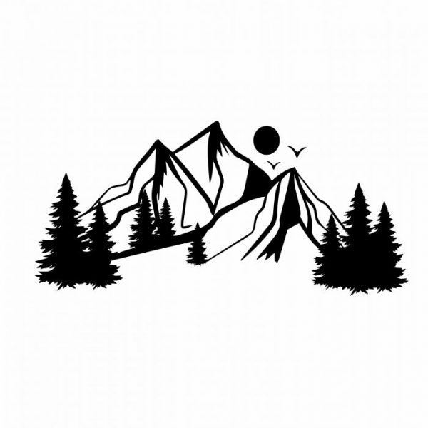 aufkleber berg lust wald und berge bis xxl