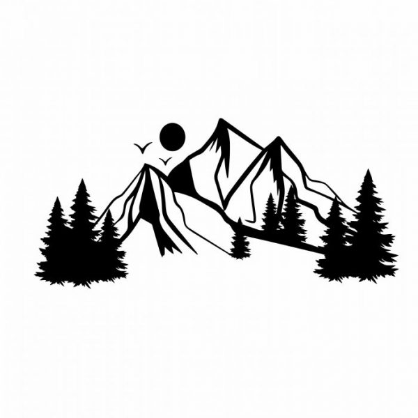 aufkleber berg lust wald und berge bis xxl