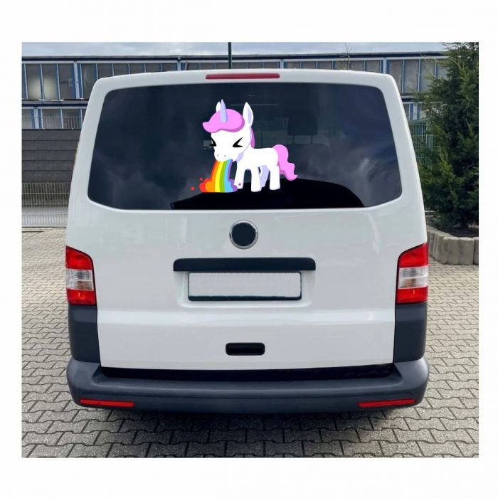 motivaufkleber einhorn regenbogen