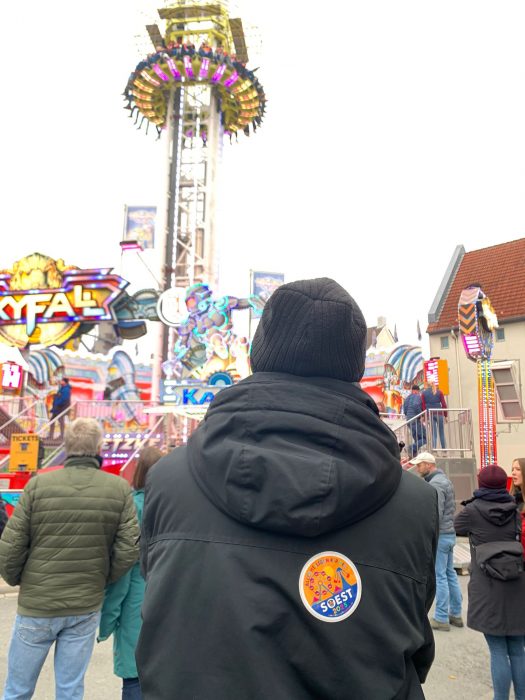 allerheiligen kirmes aufkleber 8x8cm